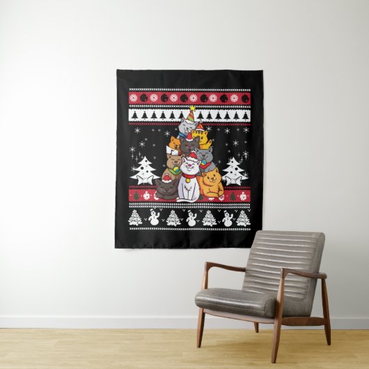 Tenture Arbre de Noël (En situation)