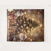 Tenture "Arbre de Noël de Rêves" (Devant (Horizontal))