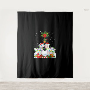 Tenture Arbre de Noël des moutons amusant Cadeau animal