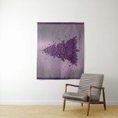 Tenture Arbre de Noël Moody | Plum profond (En situation)