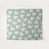 Tenture Arbre de Noël Motif Sage Green (Devant (Horizontal))