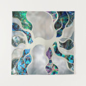 Tenture Arbre de vie - Abalone Shell et Pearl (Devant (Horizontal))