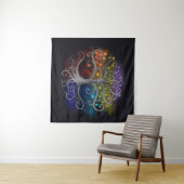 Tenture Arbre de vie Arbre de la Swirl (En situation (horizontale))