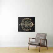 Tenture Arbre de vie cosmique - ADN et géométrie sacrée (En situation (horizontale))