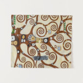 Tenture Arbre De Vie Gustav Klimt Version Restaurée (Devant (Horizontal))