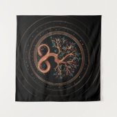 Tenture Arbre de vie - Spirale infini (Devant (Horizontal))