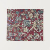 Tenture Arbre De Vie William Morris Rouge (Devant (Horizontal))