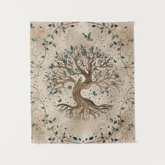 Tenture Arbre de vie - Yggdrasil (Devant)