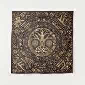 Tenture Arbre de vie - Yggdrasil avec Trinity Knot (Devant)