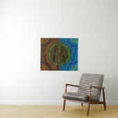 Tenture Arbre de Yggdrasil- de l'art #2 de point de la vie (En situation (horizontale))