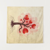 Tenture Arbre des coeurs (Devant (Horizontal))