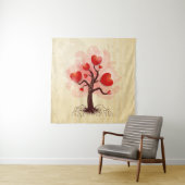 Tenture Arbre des coeurs (En situation)