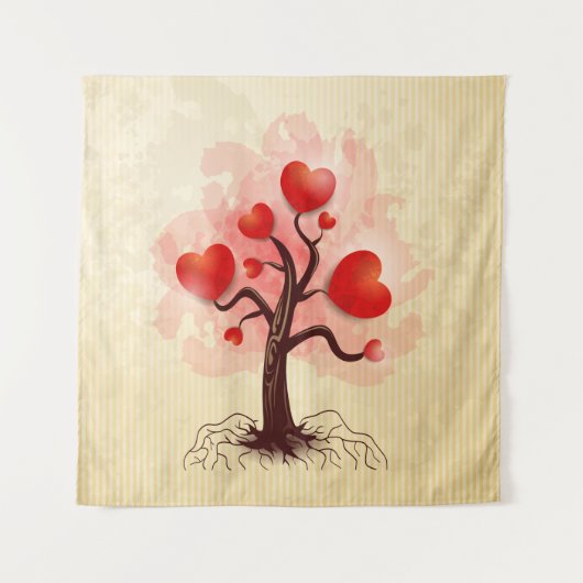 Tenture Arbre des coeurs (Devant)