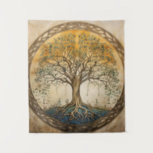 Tenture Arbre doré de la vie