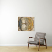 Tenture Arbre doré de la vie (En situation (horizontale))