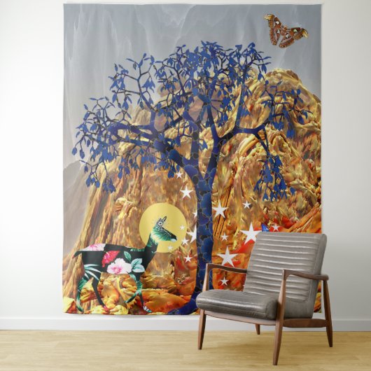 Tenture Arbre magique (En situation)