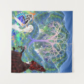 Tenture Arbre magique étoile (Devant (Horizontal))