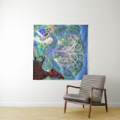 Tenture Arbre magique étoile (En situation (horizontale))