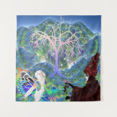 Tenture Arbre magique étoile (Devant)