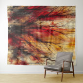 Tenture Arbre mort 1 - Aquarelle (En situation (horizontale))