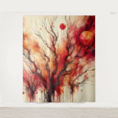 Tenture Arbre mort 4 - Aquarelle (Devant)