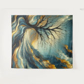 Tenture Arbre mort 5 - Aquarelle (Devant (Horizontal))