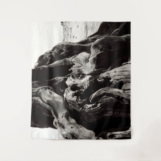 Tenture Arbre noir et blanc (Devant)