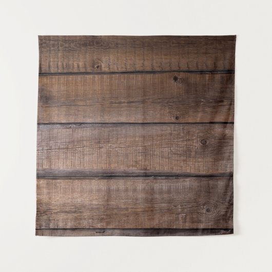 Tenture Arbre planches arrière - plan rustique (Devant)