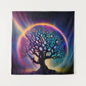 Tenture Arbre psychédélique surréaliste (Devant)