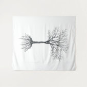 Tenture Arbre sans feuille (Devant (Horizontal))