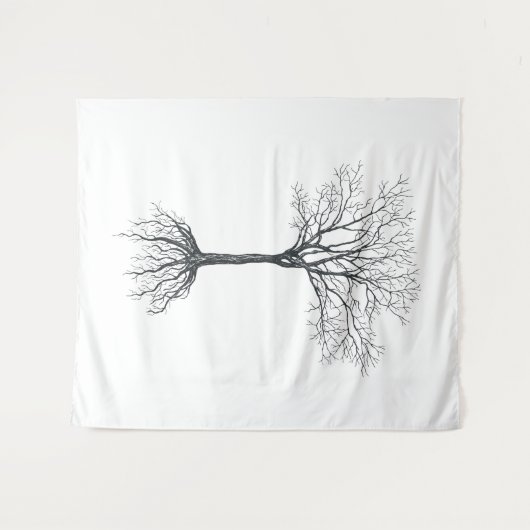 Tenture Arbre sans feuille (Devant (Horizontal))