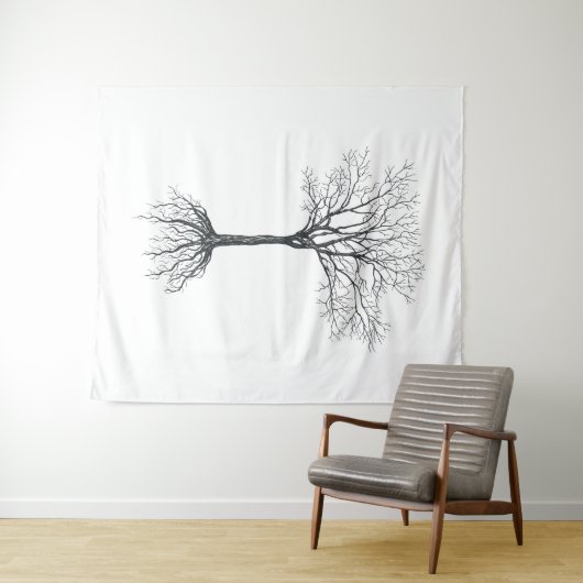 Tenture Arbre sans feuille (En situation (horizontale))