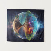 Tenture Arbre spirituel de vie (Devant (Horizontal))