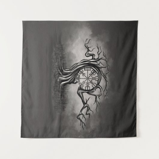 Tenture Arbre végétarien (Devant (Horizontal))