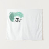 Tenture Arbre vert scandinave art simple menthe moderne (Devant (Horizontal))