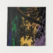 Tenture Arbres au coucher du soleil (Devant (Horizontal))