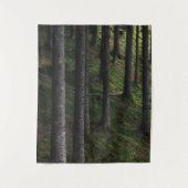 Tenture Arbres et mousse verte (Devant)