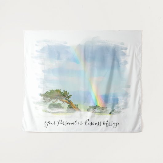 Tenture *~* Arbustes supérieurs de Rainbow Mountain AR11 (Devant (Horizontal))