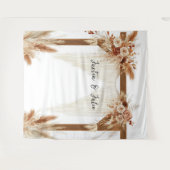 Tenture Arc de Pampas Romantique Rustique - Contexte Maria (Devant (Horizontal))