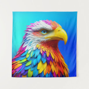 Tenture Arc-en-ciel Aigle-65456