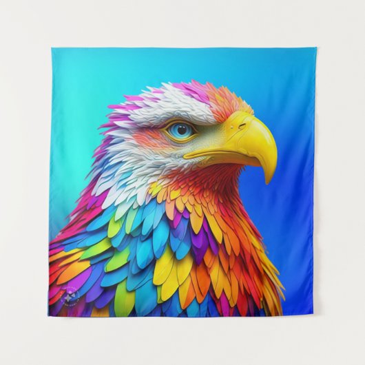 Tenture Arc-en-ciel Aigle-65456 (Devant)