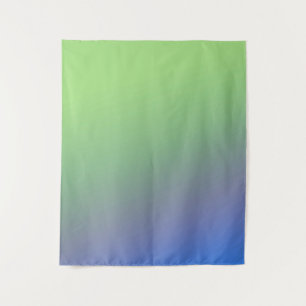 Tenture Arc-en-ciel bleu vert texture abstraite motif art