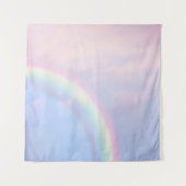 Tenture Arc en ciel d'espoir - pastel, (Devant)