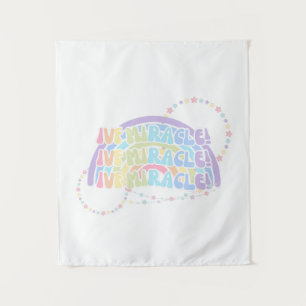 Tenture Arc-en-ciel IVF MIRACLE Coloré Sensibilisation à l