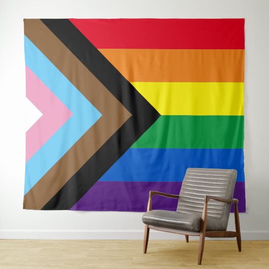 Tenture Arc-en-ciel Lgbtq drapeau de la diversité gay (En situation (horizontale))