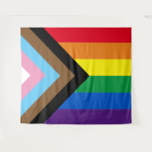 Tenture Arc-en-ciel Lgbtq drapeau de la diversité gay (Devant (Horizontal))