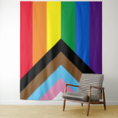 Tenture Arc-en-ciel Lgbtq drapeau de la diversité gay (En situation)