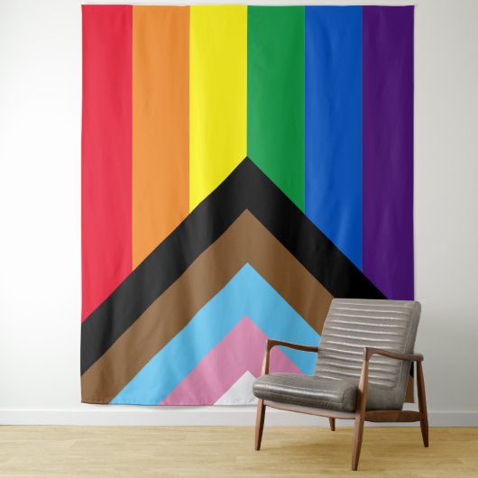 Tenture Arc-en-ciel Lgbtq drapeau de la diversité gay (En situation)