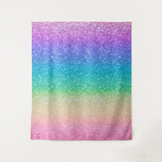 Tenture Arc-en-ciel Parties scintillant étincelle fête d'a (Devant)