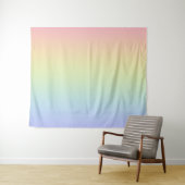 Tenture Arc-en-ciel pastel (En situation (horizontale))